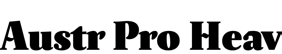 Austr Pro Heavy Yazı tipi ücretsiz indir